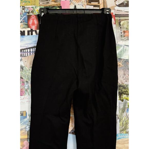 Black Anine Bing Max Slim Fit Pants Ankle Split 30/XXS - Picture 6 of 8